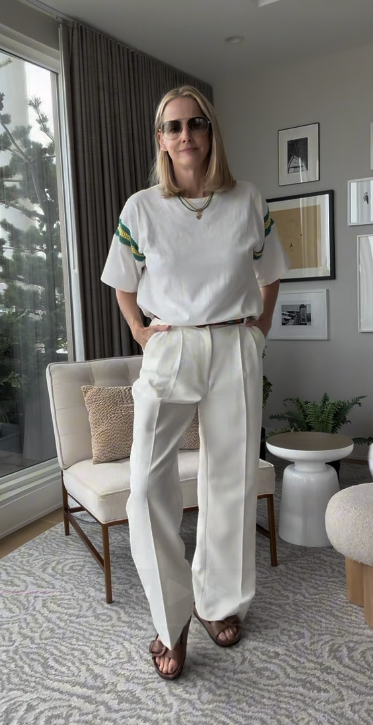 Got this @Mother football tee on a whim not really knowing what I would wear it with. Lo and behold, I found multiple things in my closet that went with it. Love a surprise winner 🏅 

 #LTKSummerEdit #LTKGiftGuide #LTKSeasonal