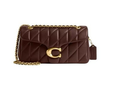 COACH Tabby 26 Quilted Shoulder Bag Leather Maple CP150 outlet NEW | eBay US