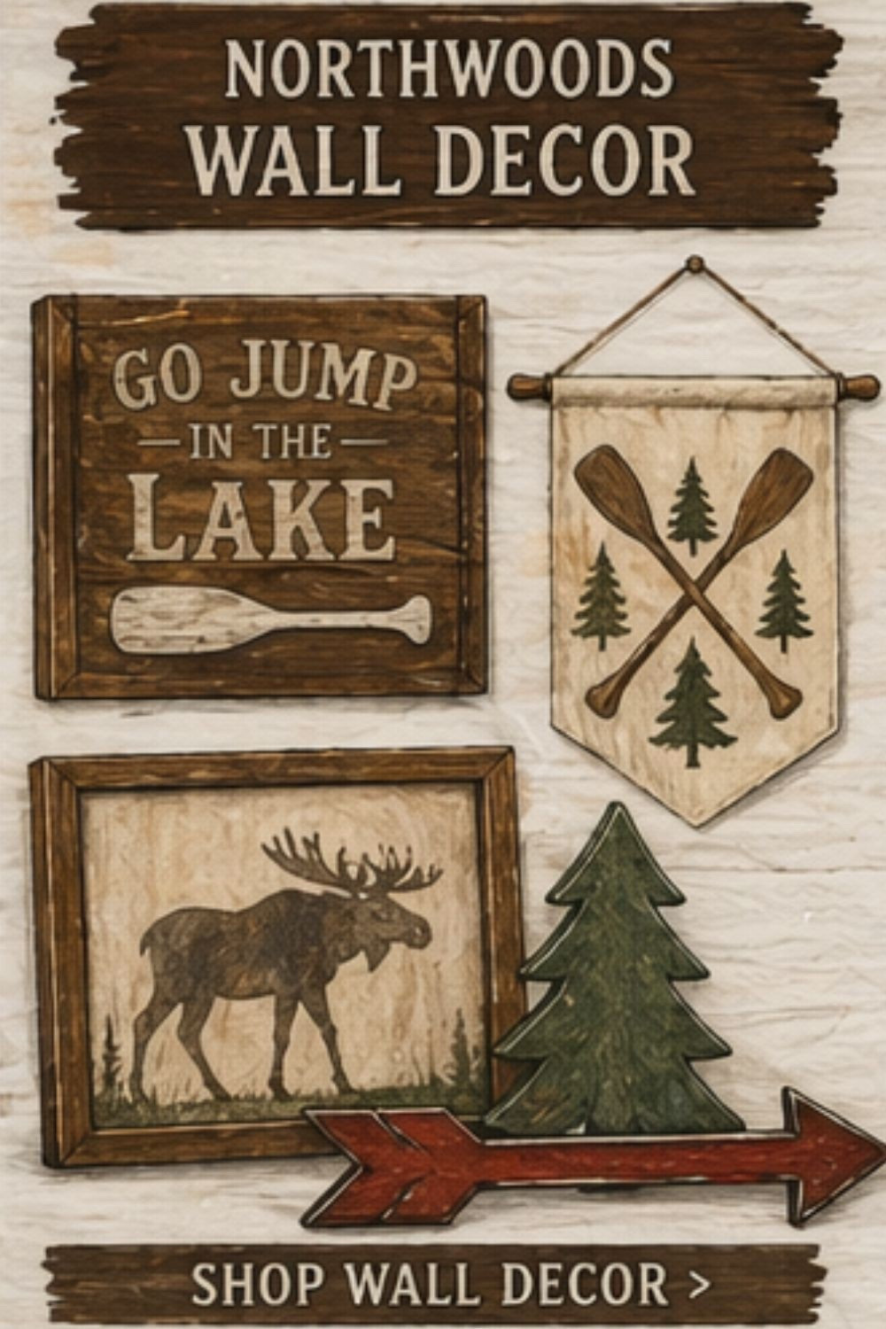 Northwoods Wall Decor Ideas| Rustic Cabin & Lake House Wall Art Inspiration🦌🏕️

#LTKHome #LTKTravel