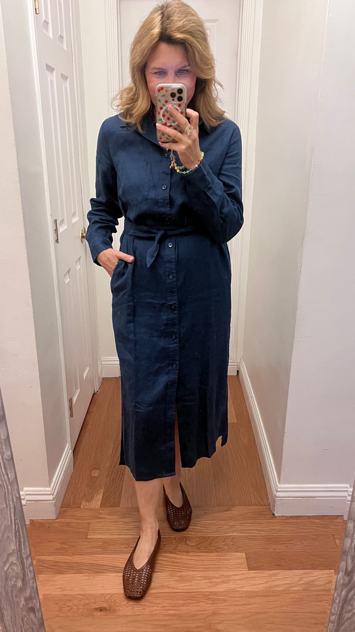 A shirt dress is always a classic look 

#LTKootd #LTKWorkwear #LTKOver40