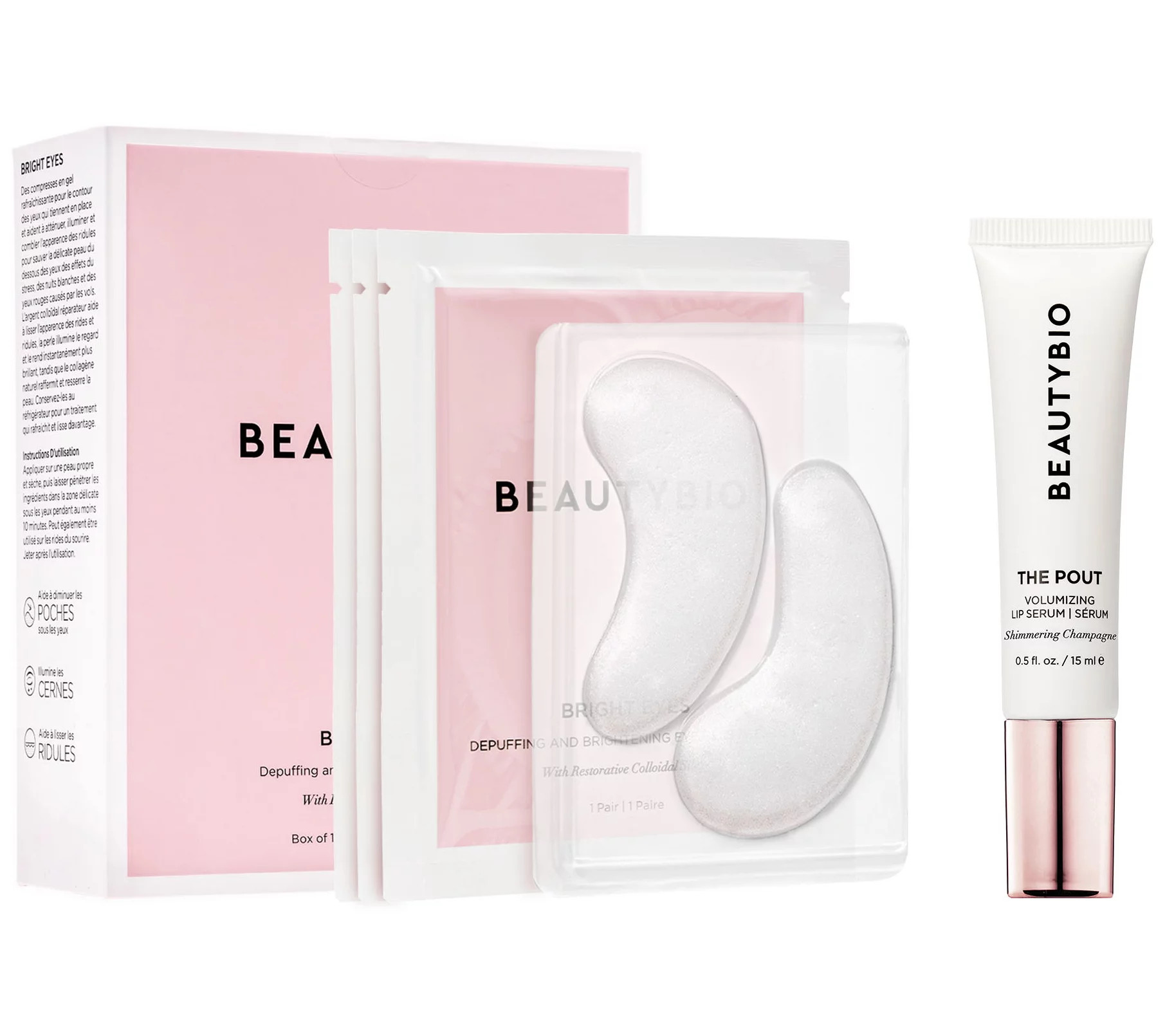 BeautyBio The Pout Lip & Bright Eyes 18-Pack | QVC
