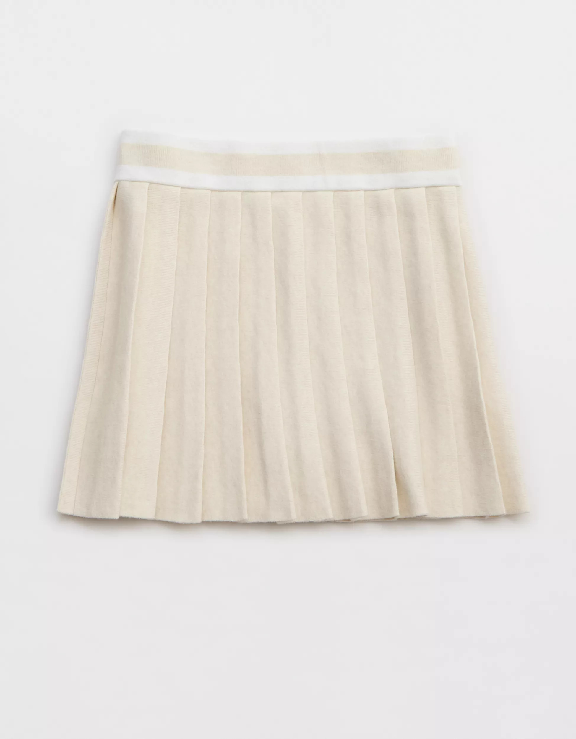 Aerie Pleated Sweater Mini Skirt | Aerie