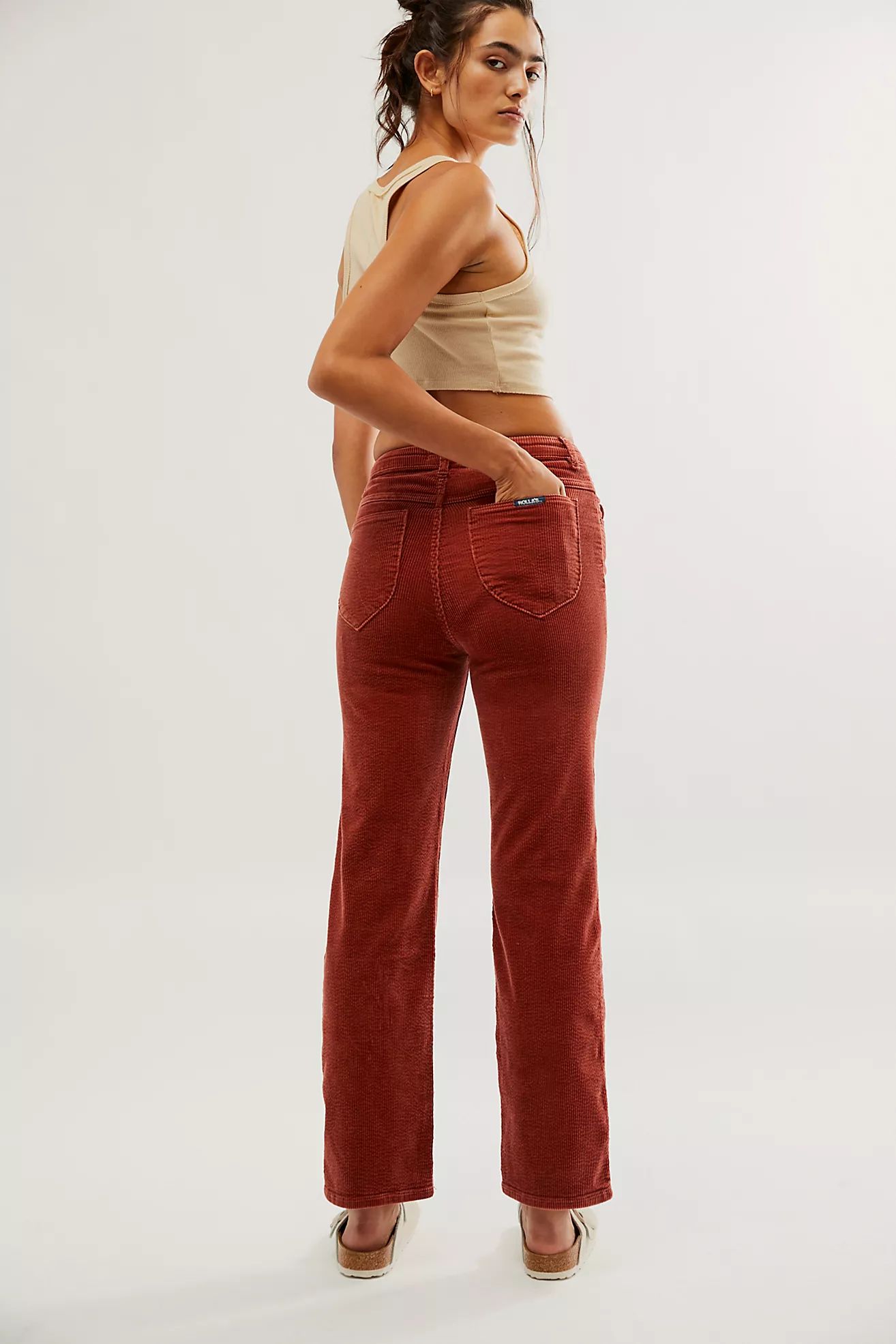 Rolla's Original Straight Cord Jeans | Free People (Global - UK&FR Excluded)