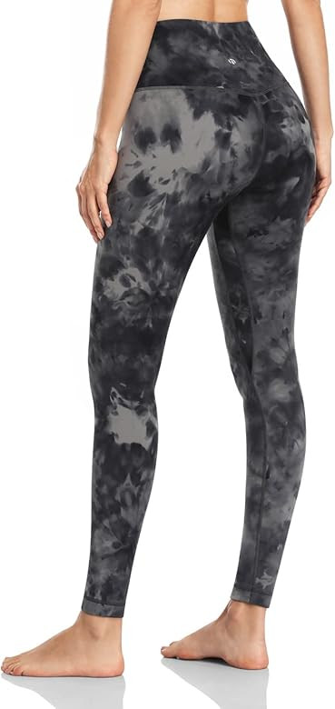 HeyNuts Essential Full Length Yoga Leggings, Women's High Waisted Workout Compression Pants 28'' | Amazon (US)