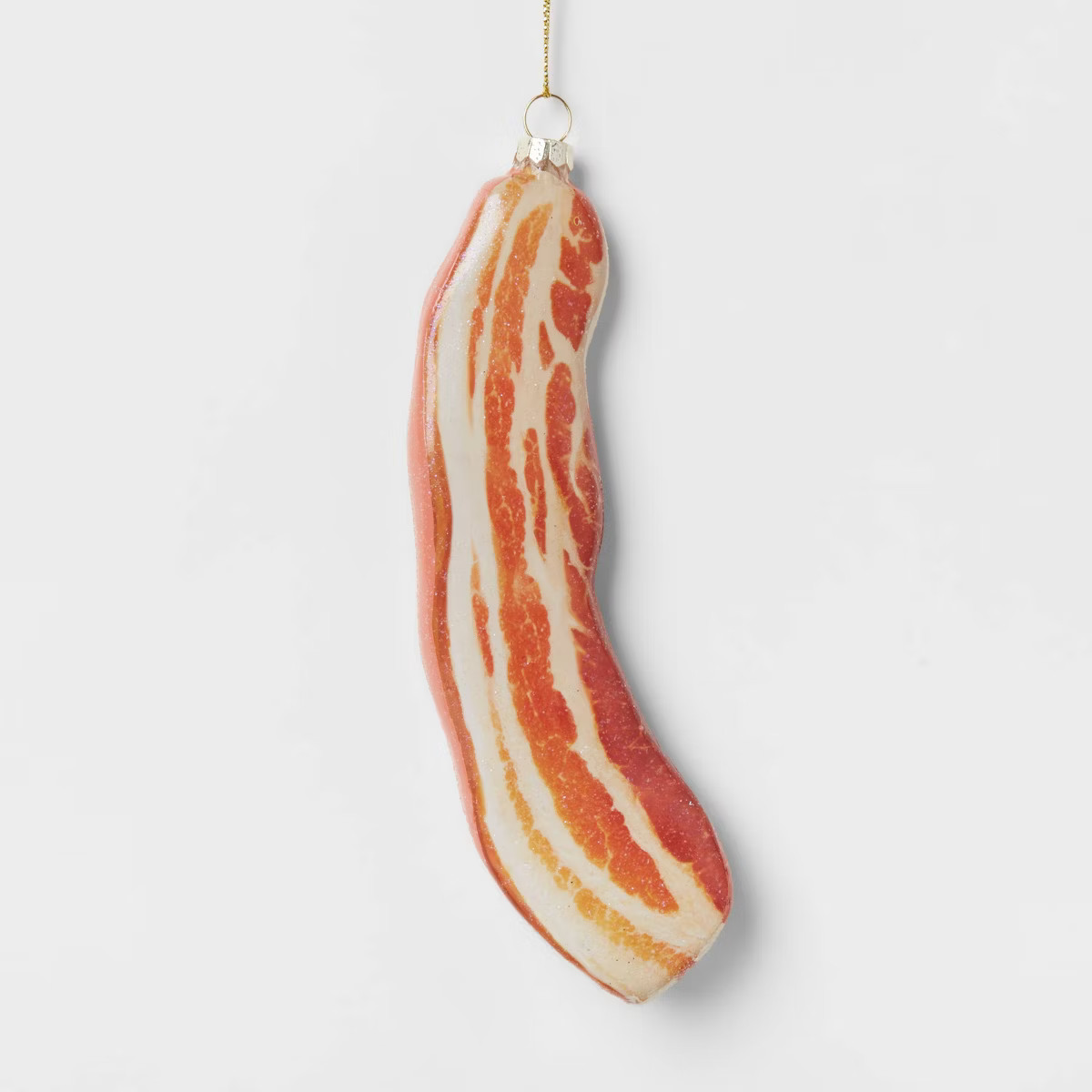 Bacon Glass Christmas Tree Ornament - Wondershop™: Gold, Indoor | Target
