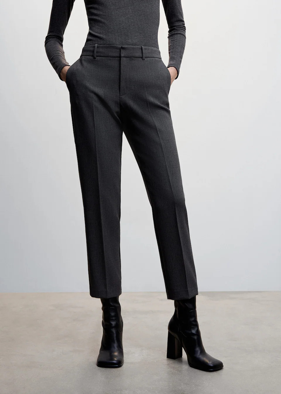 Straight suit pants -  Women | Mango USA | MANGO (US)
