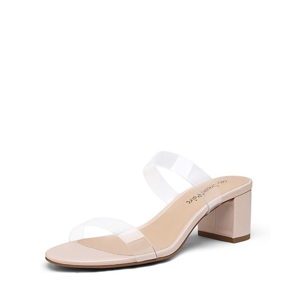 Two Strap Chunky Heel Sandals | Dream Pairs