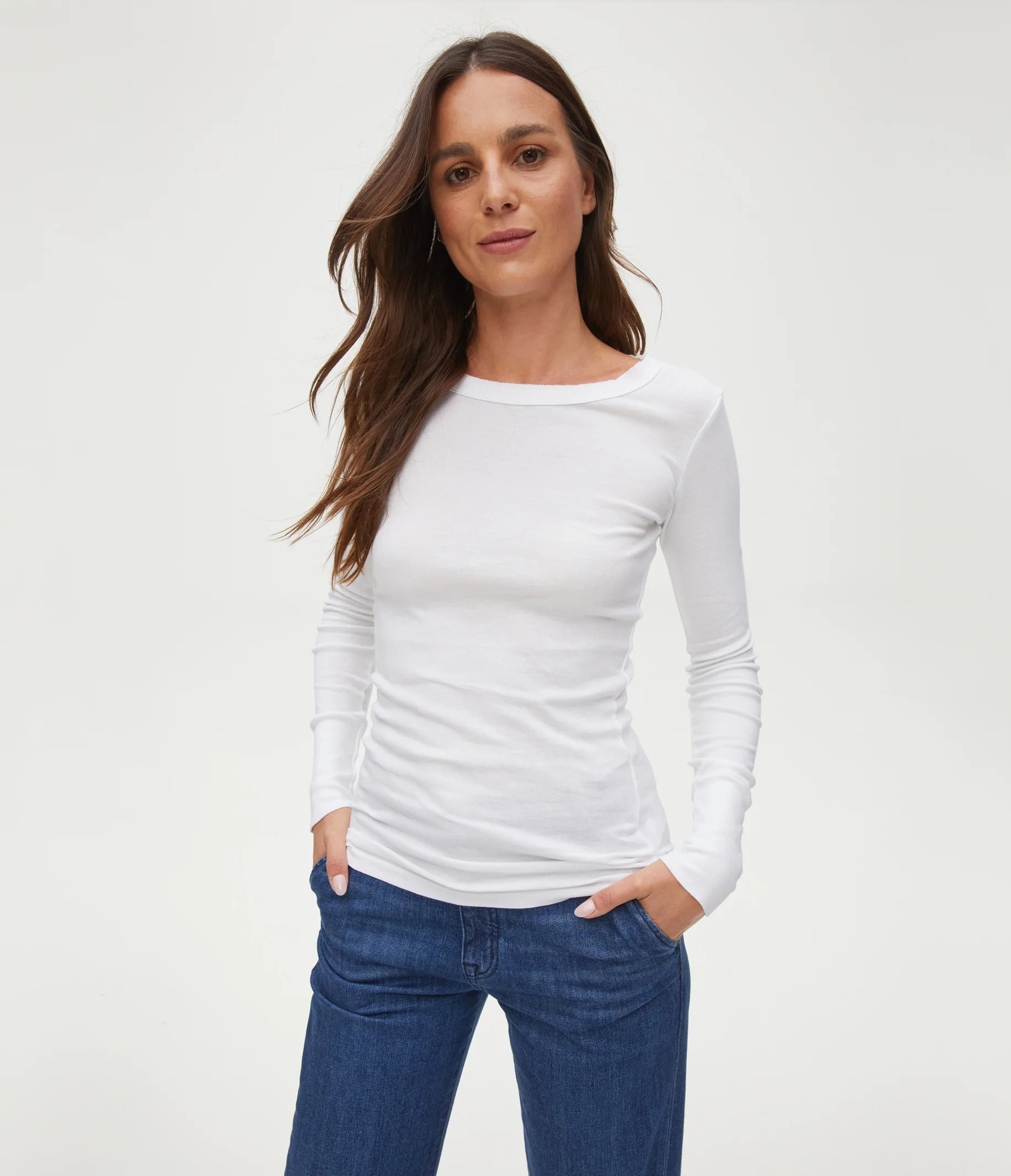 Legacy Supima Tee with Raw Edge | MichaelStars.com