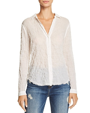 Bella Dahl Frayed-Hem Button-Down Shirt | Bloomingdale's (US)