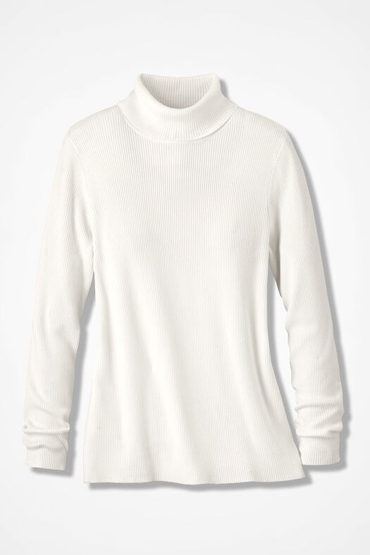 Ribbed Turtleneck Sweater | Coldwater Creek