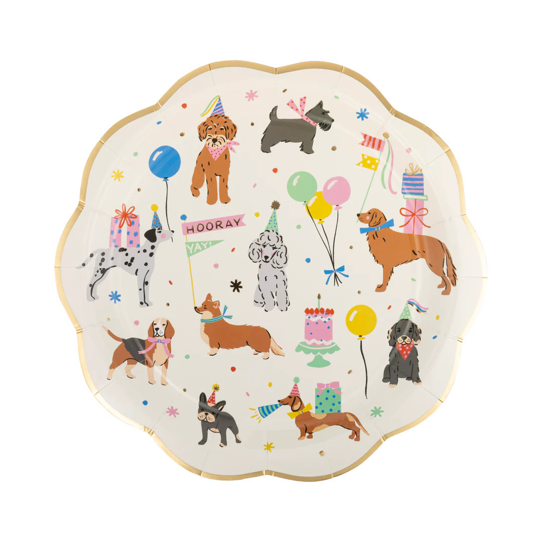 Dog Party Plate | My Mind's Eye