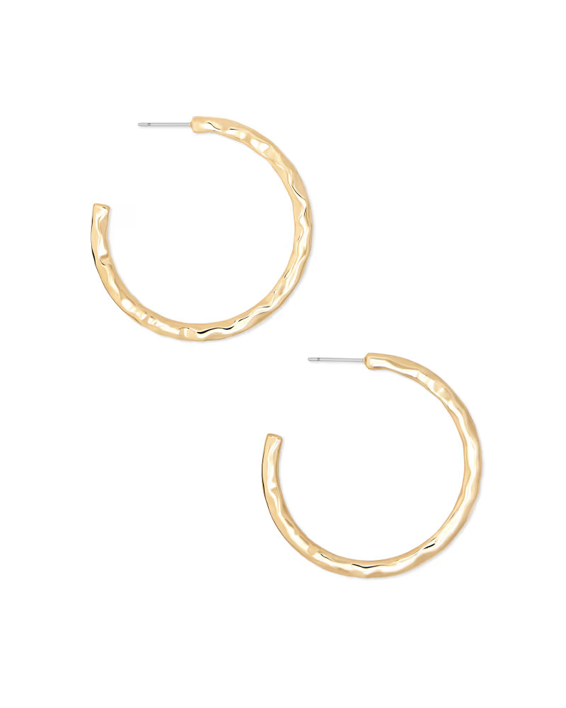 Zorte Small Hoop Earrings in Gold | Kendra Scott