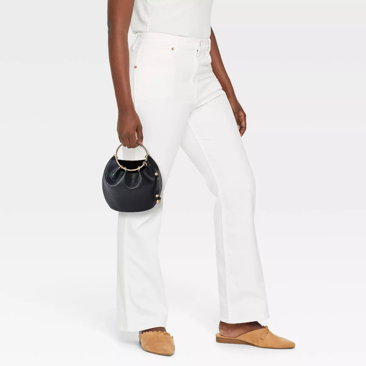 Gathered Bracelet Handbag - A New Day™ Black | Target