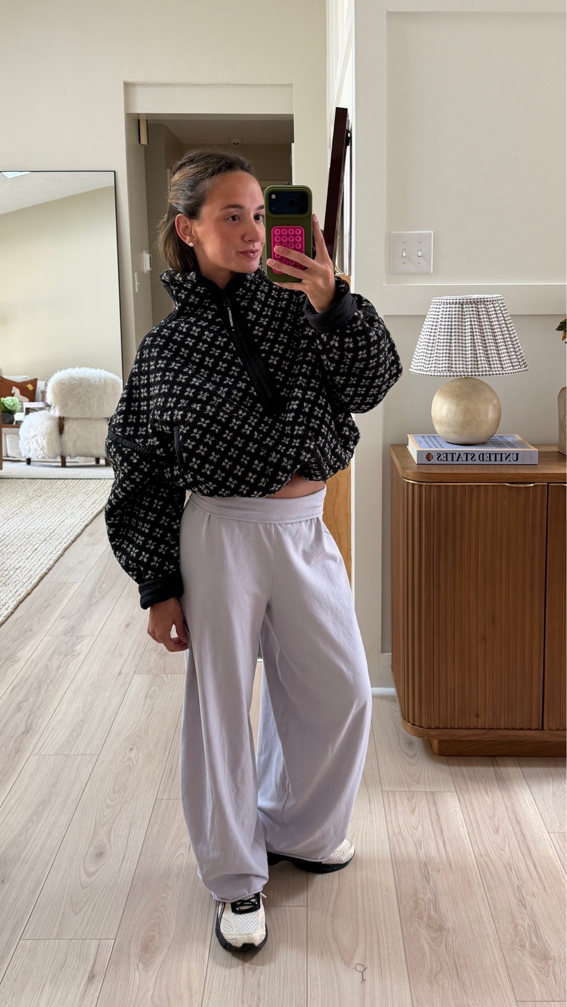 small in the fleece + xs pants!
