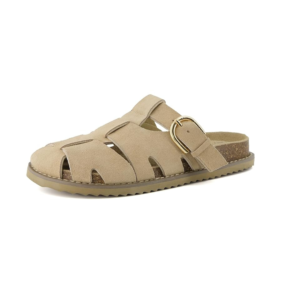 CUSHIONAIRE Benson Women’s Fisherman Clog – Suede Slip-On Sandal with Adjustable Buckle & Con... | Amazon (US)