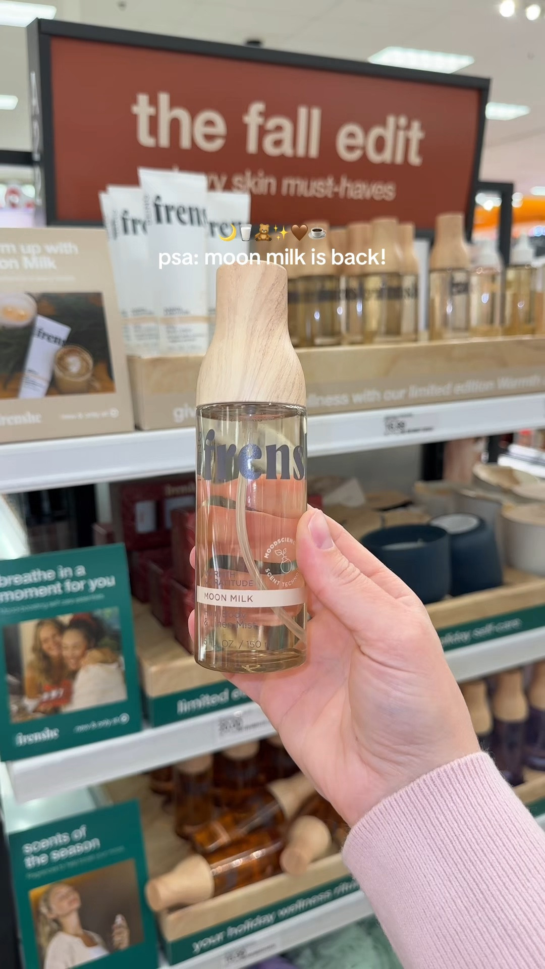 moon milk, frenshe moon milk, target moon milk, moon milk body wash, moon milk lotion, moon milk fragrance, moon milk scent, moon milk body butter, moon milk scrub, moon milk perfume, ashley tisdale frenshe, frenshe body care, target self care, cozy scent, warm vanilla scent, cashmere woods scent, sweet amber scent, clean girl body care, winter body care, target beauty finds, viral target body care, moon milk aesthetic, pink moon milk, moon milk gift set, moon milk christmas, target self care gifts, soft cozy scent, target beauty must haves, moon milk hydrating lotion, moon milk serenity

#LTKGiftGuide #LTKHoliday #LTKBeauty