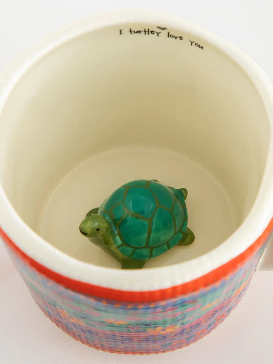 Peek-A-Boo Coffee Mug - Turtle | Natural Life