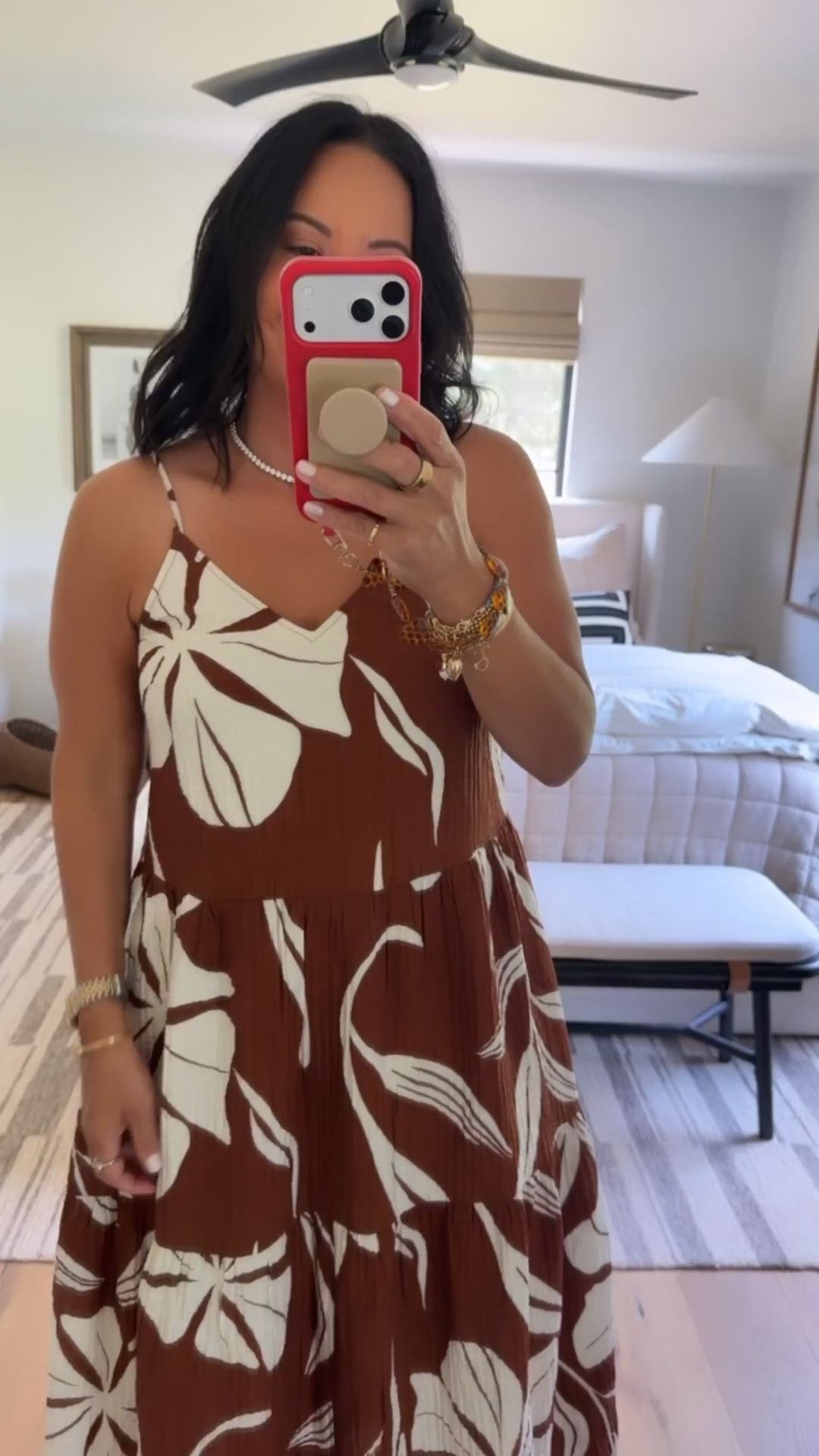 Wearing a size medium and I’m a curvy size 8. It’s $35!!

#LTKMidsize #LTKOver40 #LTKootd