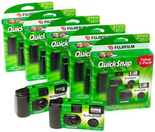 Fuji 35mm QuickSnap Single Use Camera, 400 ASA (FUJ7033661) Category: Single Use Cameras (Discontinu | Amazon (US)