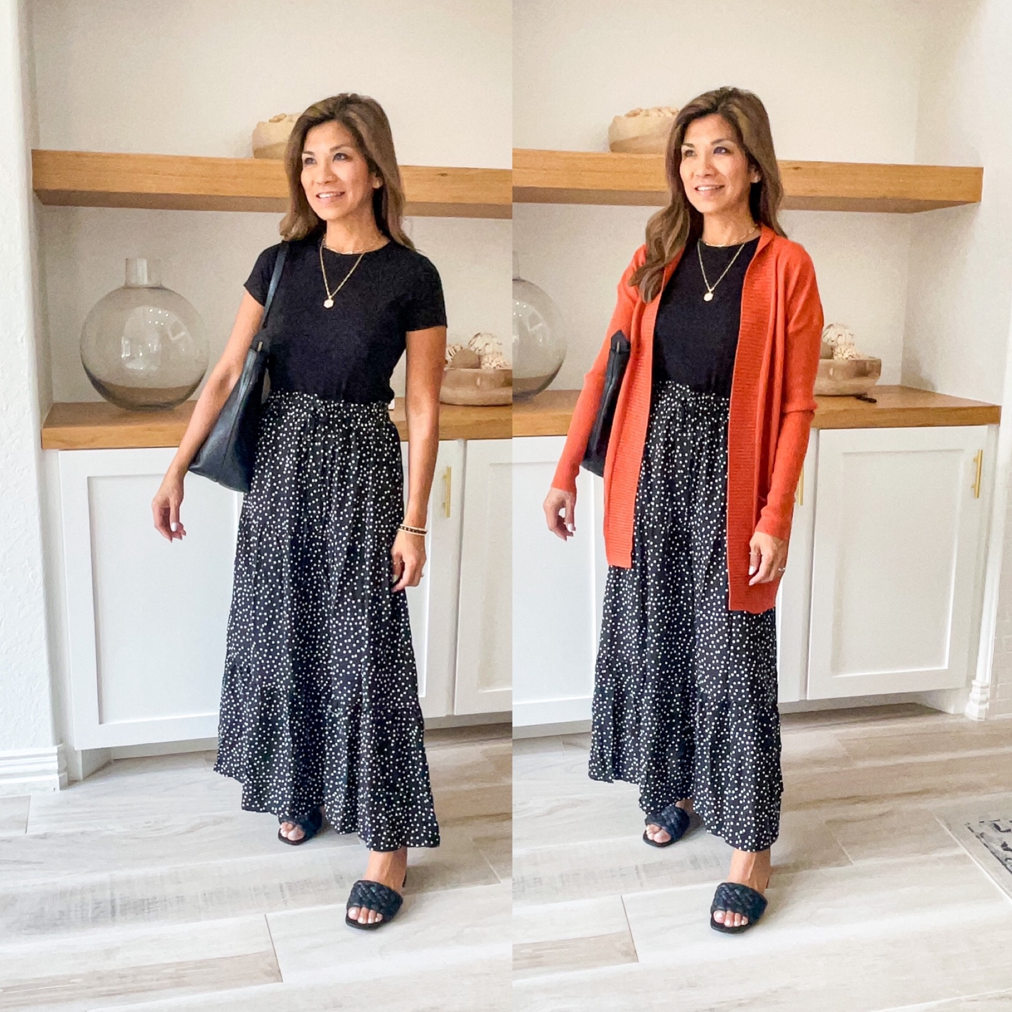 Teacher Outfit, Amazon finds
Black shirt in small tts
Skirt in small tts
Cardigan in small tts
Shoes tts

#LTKworkwear #LTKSeasonal #LTKunder50