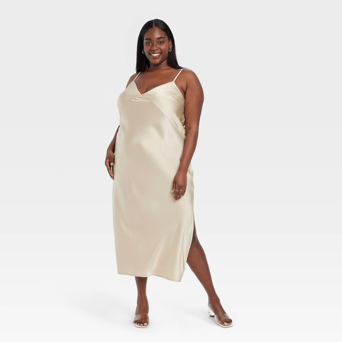 Women's Midi Slip Dress - A New Day™ | Target