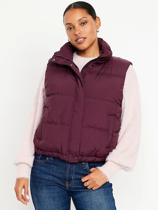 Water-Resistant Puffer Vest | Old Navy (CA)