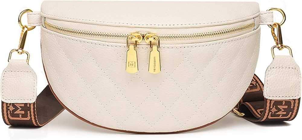 Eslcorri Small Crossbody Sling Bag for Women Trendy - Fashionable Fanny Packs Vegan Leather Chest... | Amazon (US)