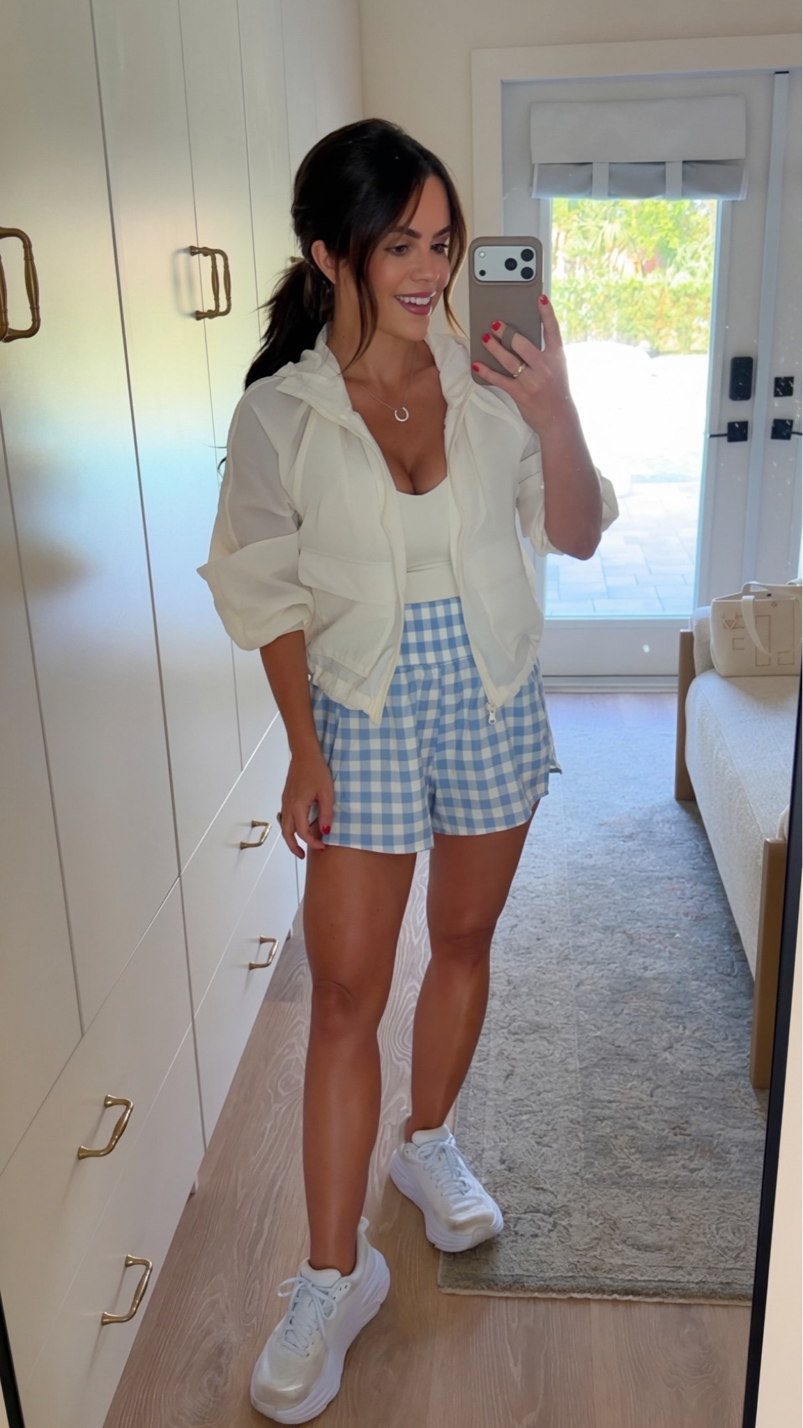 Wearing a xs in shorts & jacket
Tank in a small
Shoes are true to size 

@oldnavy #oldnavyginds #athleisure #casualoutfit #momoutfit

#LTKmomlife #LTKootd #LTKgrwm