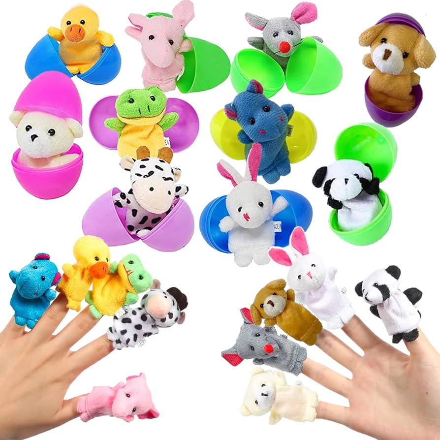 Cesta de huevos de Pascua, marioneta de dedo de 2.76 pulgadas para recuerdo de fiesta temática, ... | Amazon (US)