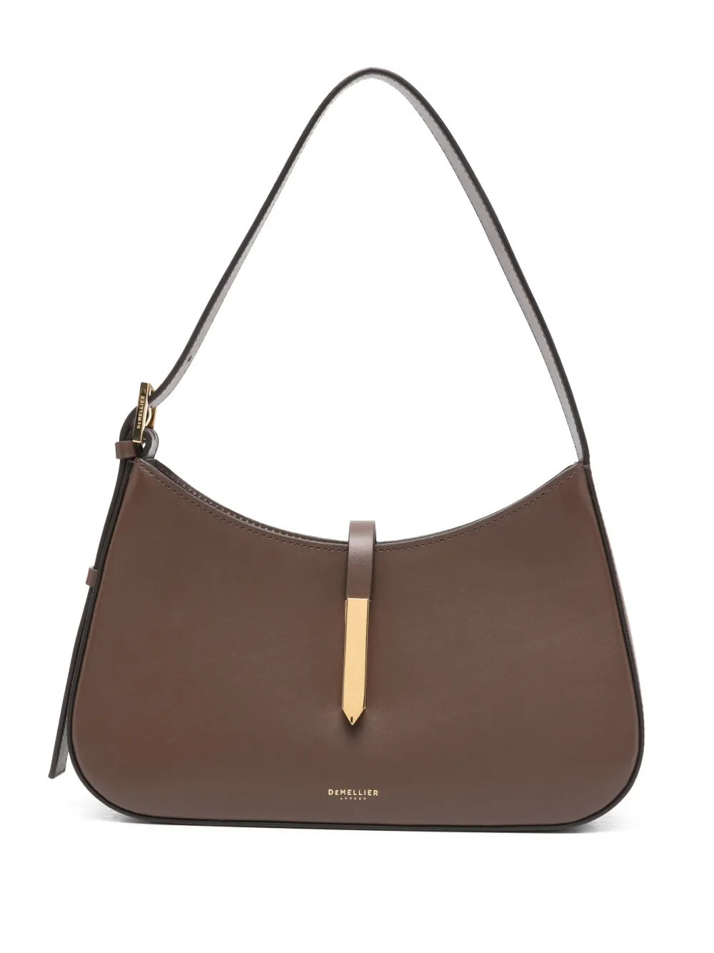 DeMellier Tokyo leather shoulder bag - Brown | Farfetch Global