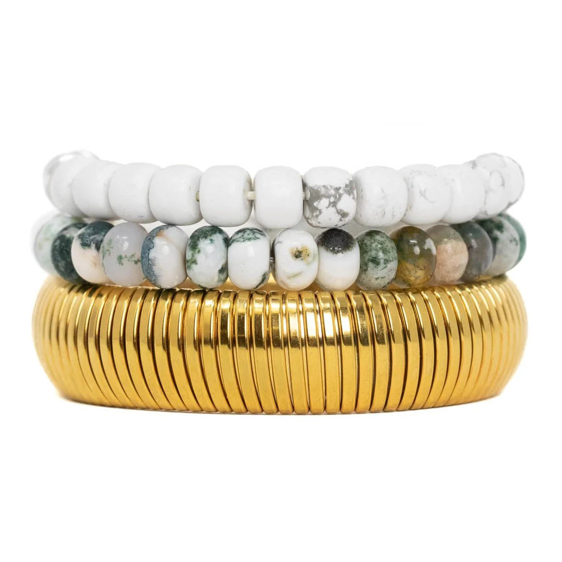 Morning Matcha Bracelet Stack | Allie + Bess