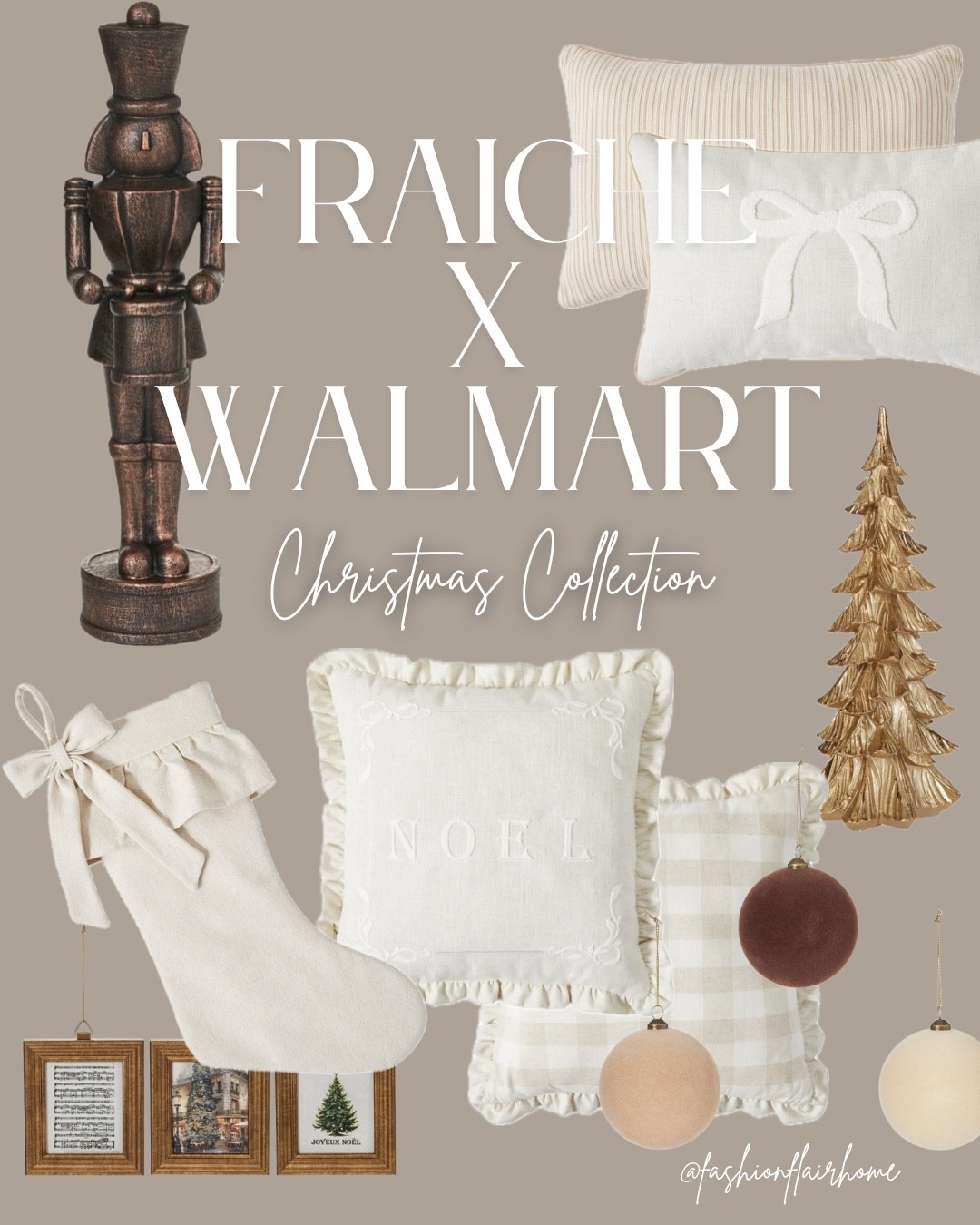 The new Fraîche x Walmart Christmas collection just launched today 🎄✨
It’s so good! But hurry!! So many pieces are already selling out 
Limited quantities only!!
