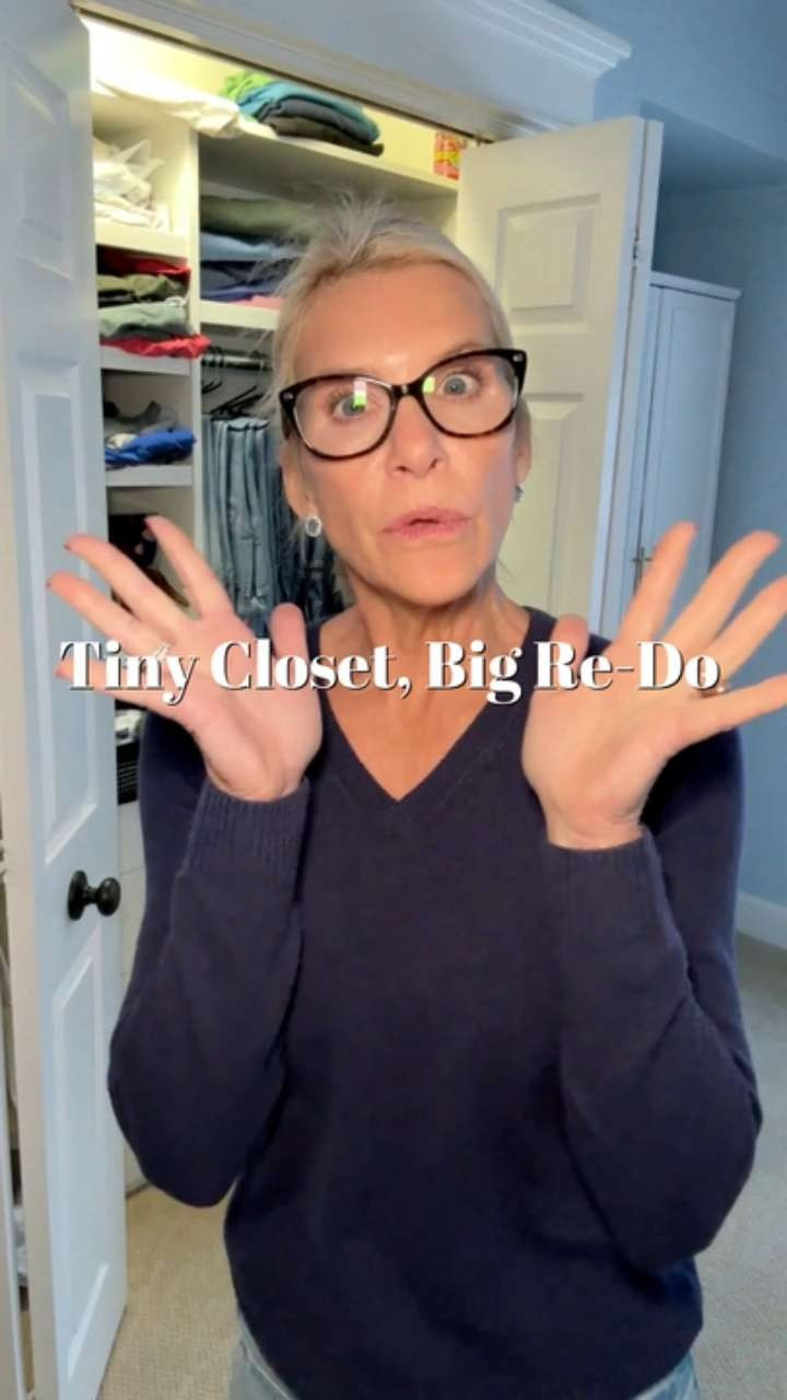 If you’ve followed me for a while, you already know… my denim obsession is real. We downsized the house, the closet got tiny, and here I am trying gold hangers to save space. Do they work? Maybe. Do they look pretty? Absolutely.  

 #LTKstorytime #LTKHome