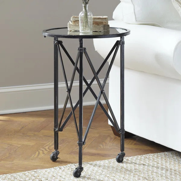 Avina Tray Top Wheel End Table | Wayfair North America