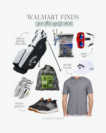 All of the items your golf dad needs for Father’s Day from @walmart! Callaway golf bag, puma golf shoes, and much more! All the golf items your dad needs in one spot. 👏🏻

Come Stay Awhile, golf items, Father’s Day gifts for dad, workout wear, golf must-have items  

#LTKFitness #LTKxWalmart #LTKSeasonal