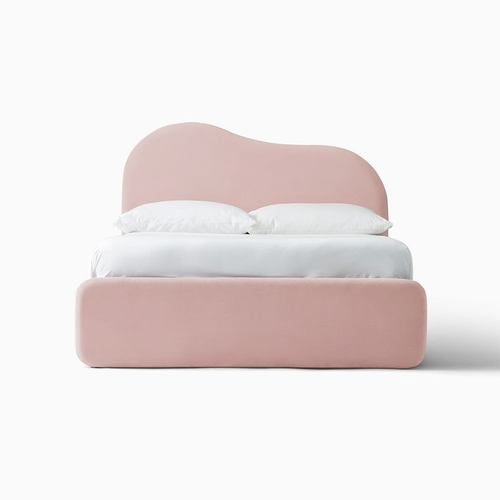 Alba Asymmetric Upholstered Bed | West Elm CA