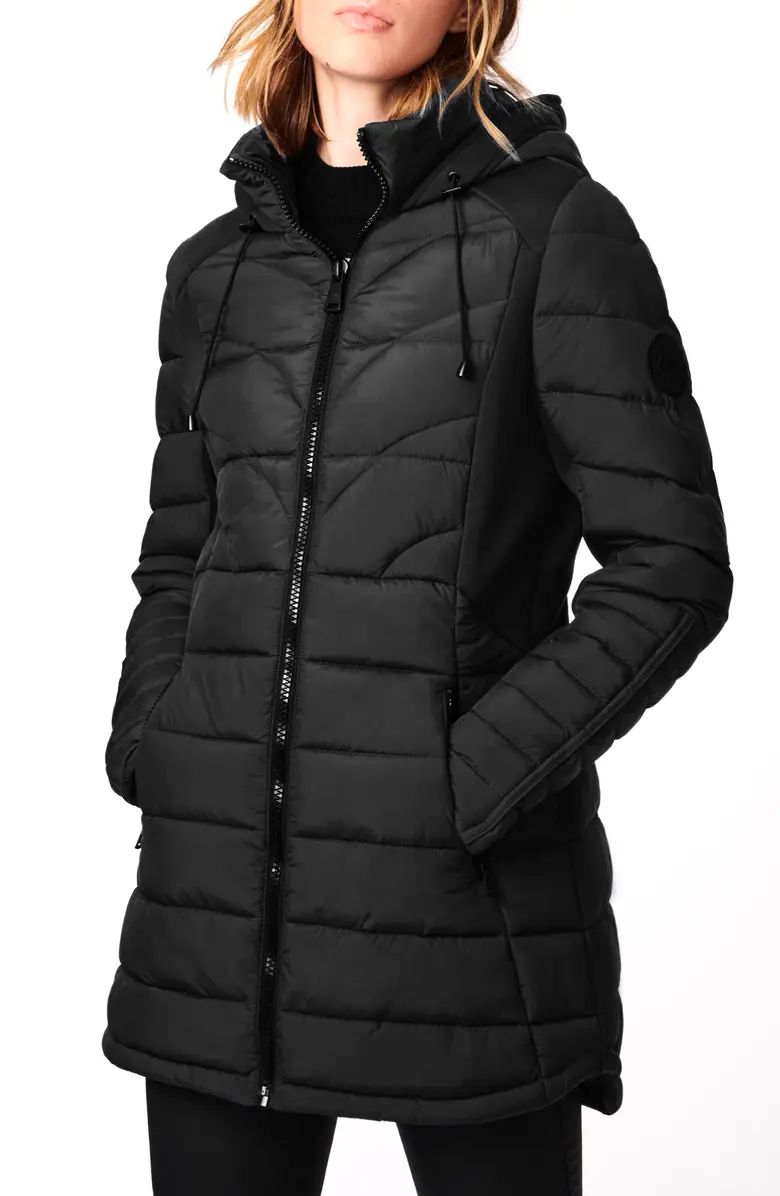 Bernardo Packable EcoPlume™ Hooded Walker Coat | Nordstrom | Nordstrom