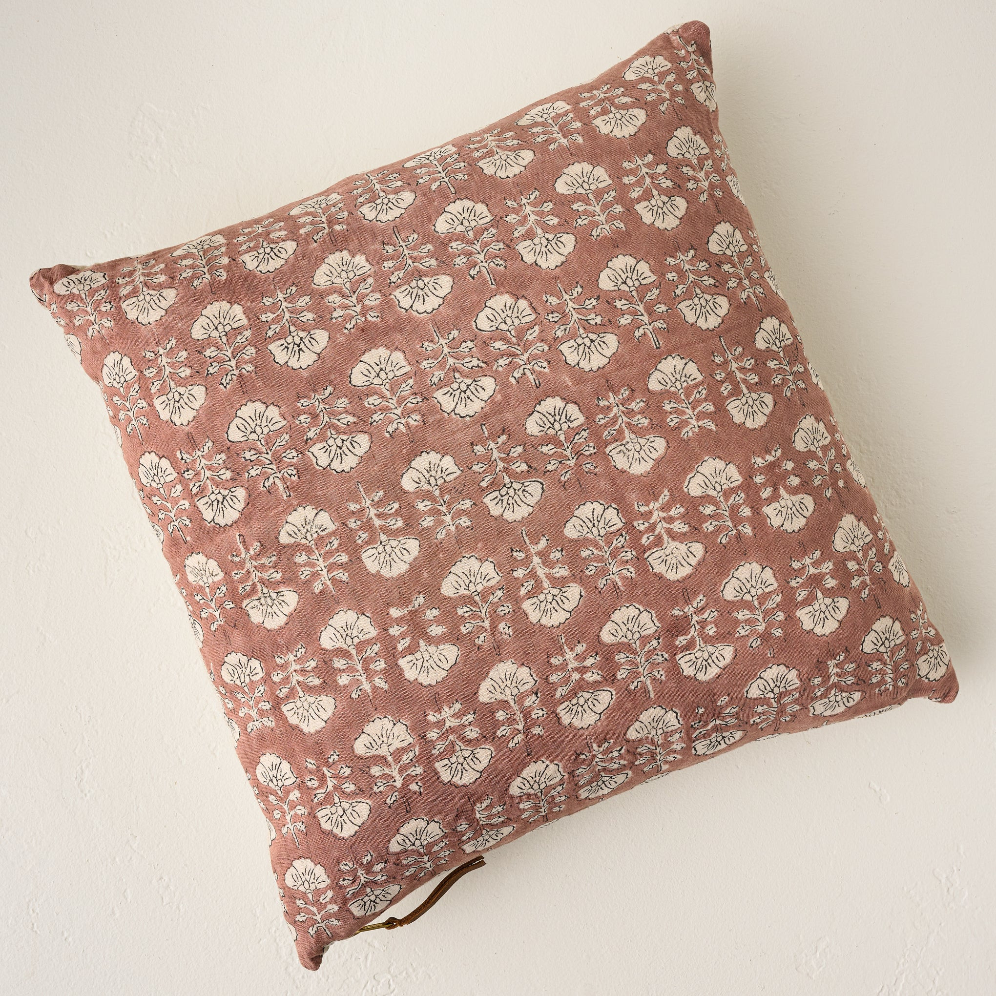 Flora Desert Clay Printed Pillow | Magnolia