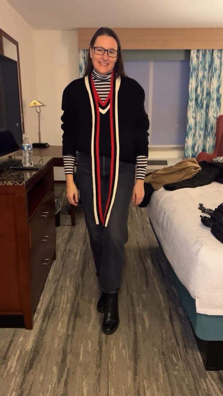 Puffer up! Day 3 in the snowy tundra and it hasn’t gotten any warmer. Mixing some stripes with a pop of red in the form of my warmest wool sweater. One more day. #whatiworetowork #ootd #casualworkwear #businesscasual #whatiwore

#LTKWorkwear #LTKootd #LTKOver40