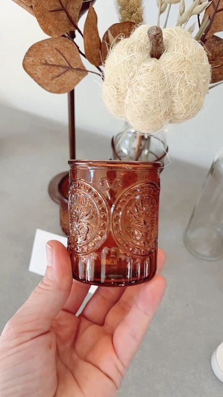 These amber glass tea light holders will be going on my Thanksgiving table! 

Love the vintage vibe! 

#candleholder #tealightholder #tabledecor #tablescape #tablesetting



#LTKhome