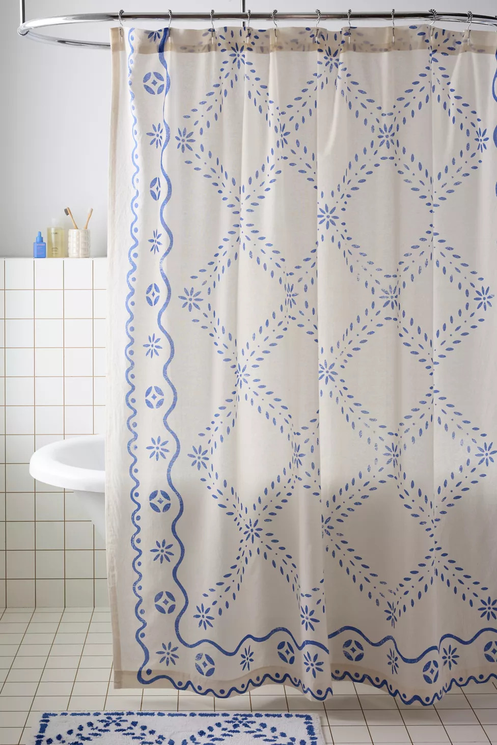 Seed & Sprout Patterned Shower Curtain | Urban Outfitters (US and RoW)