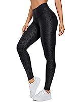 CRZ YOGA Matte Faux Leather Leggings for Women 28'' - High Waisted Stretch Pleather Pants Full Le... | Amazon (US)