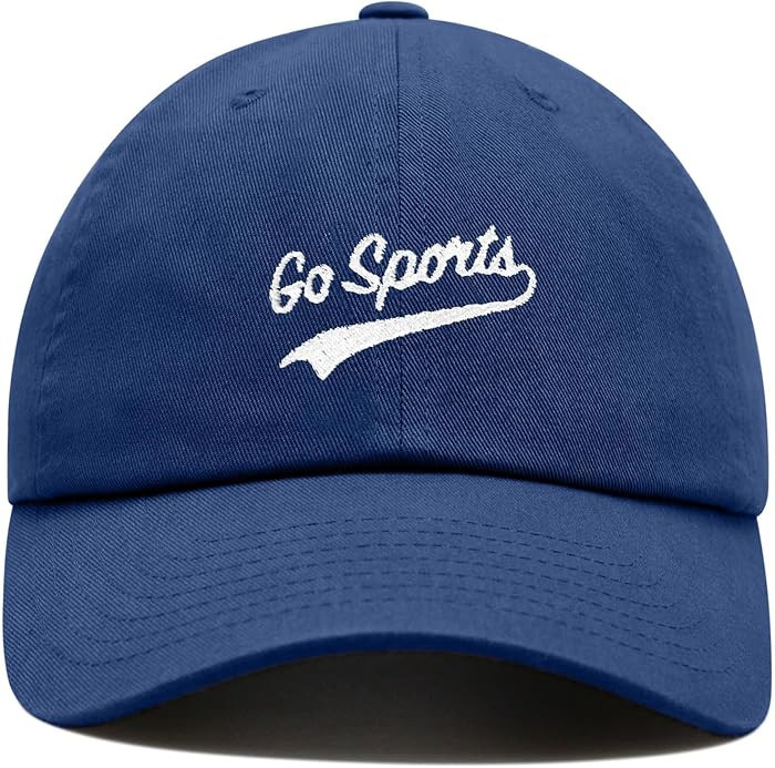 Go Sports Baseball Cap Embroidered Cotton Adjustable Dad Hat | Amazon (US)