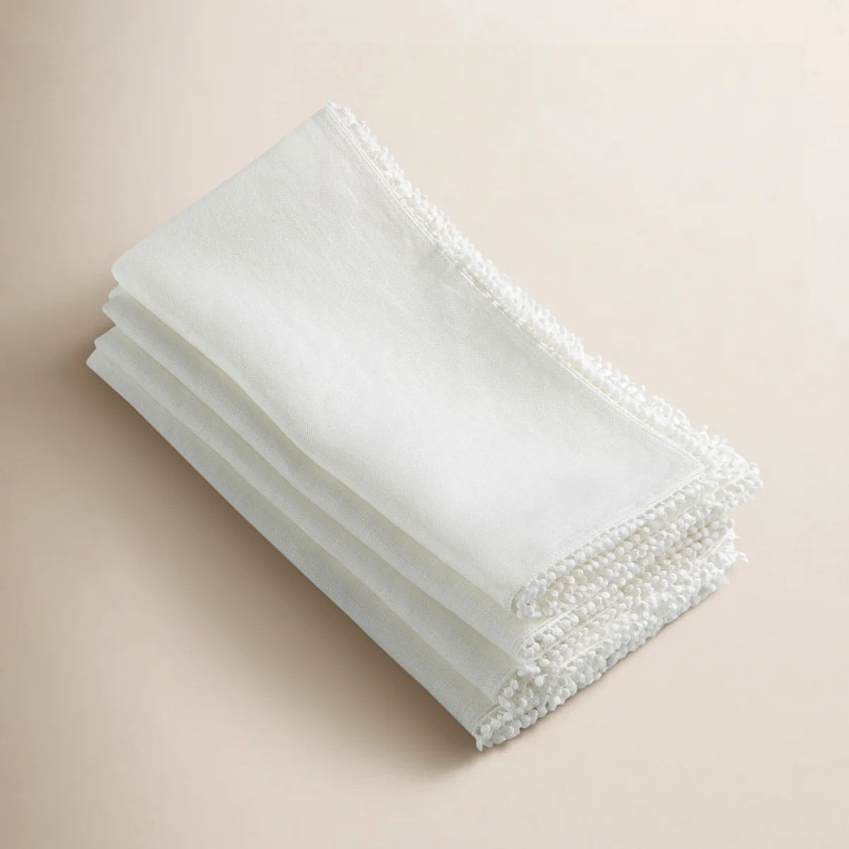 Trezza Linen Square Napkin (Set of 4) | Wayfair North America