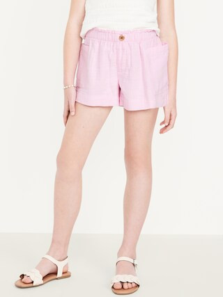 Loose Utility Jean Shorts for Girls | Old Navy (US)