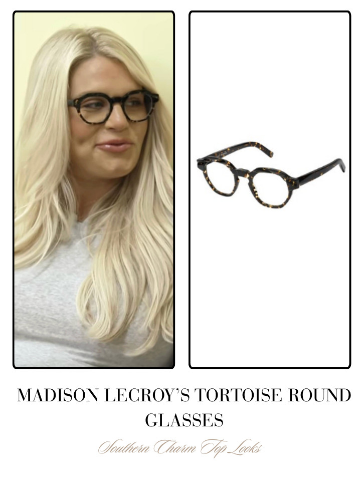 Madison LeCroy's Tortoise Round Glasses are Sold Out at Warby Parker // Shop Similar 

 