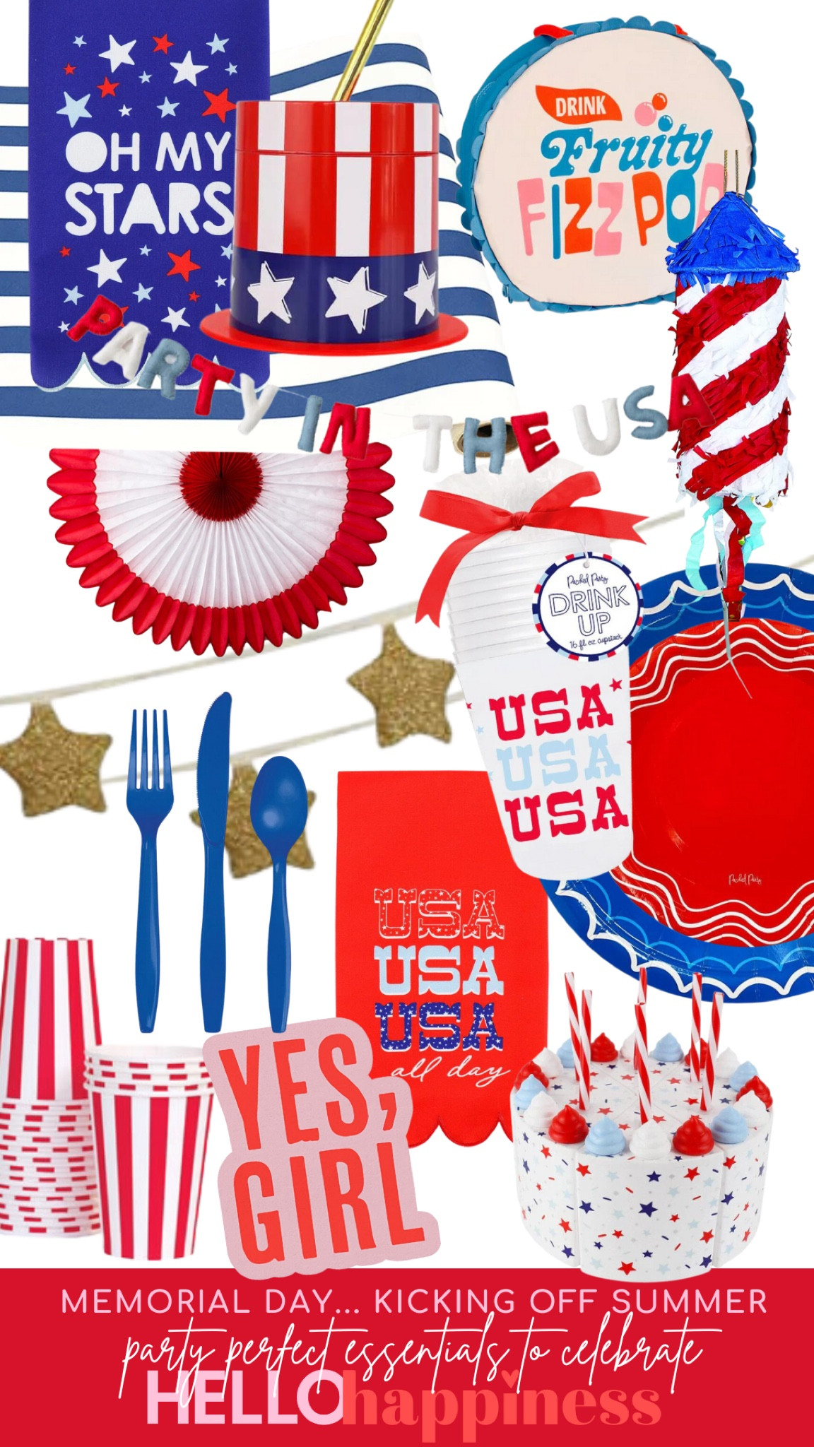 party perfect and patriotic! All the ways to kickoff summer with the cutest in party supplies too 

#LTKstyletip #LTKhome #LTKSeasonal
