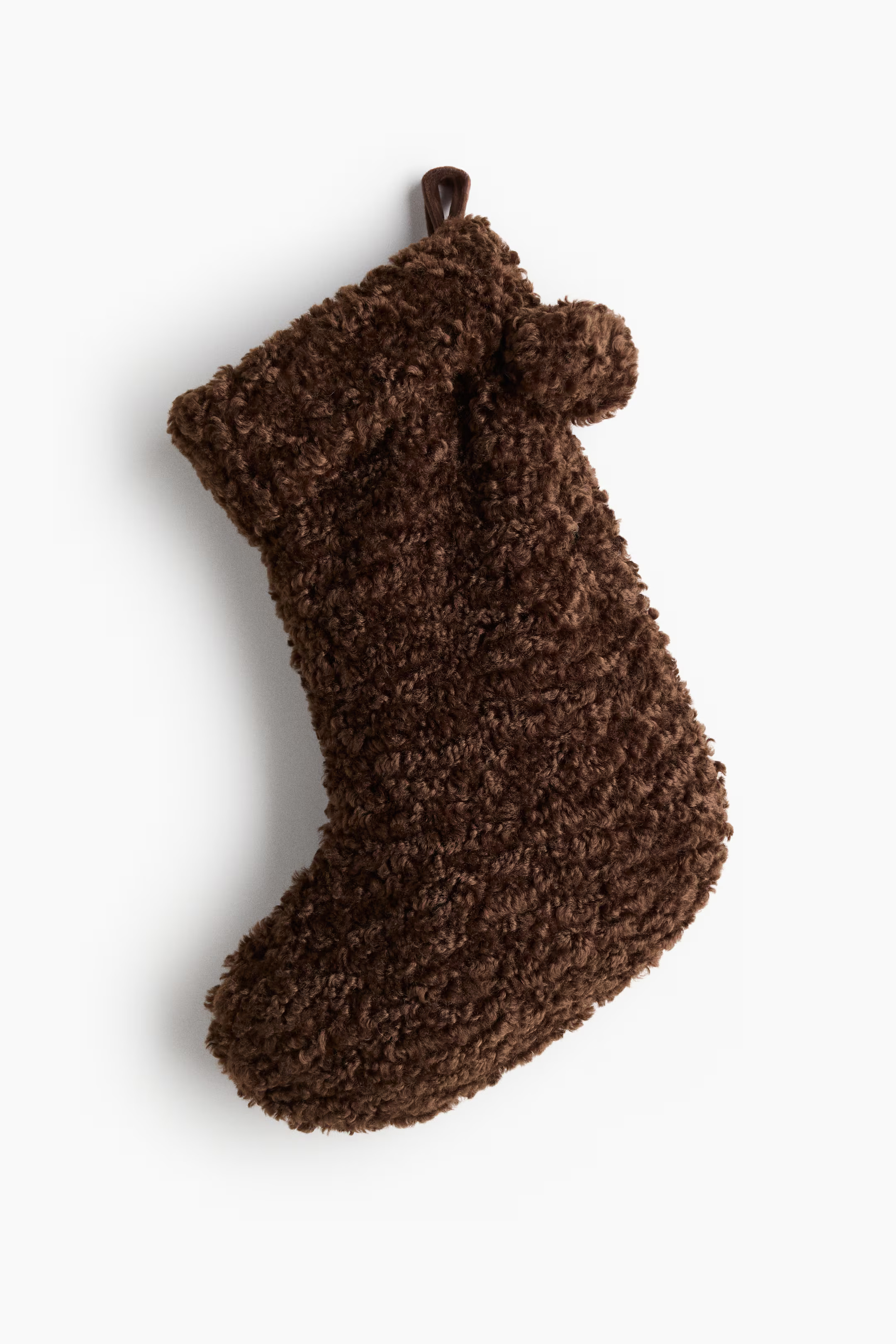 Weihnachtsstrumpf aus Teddyfleece | H&M (DE, AT, CH, NL, FI)