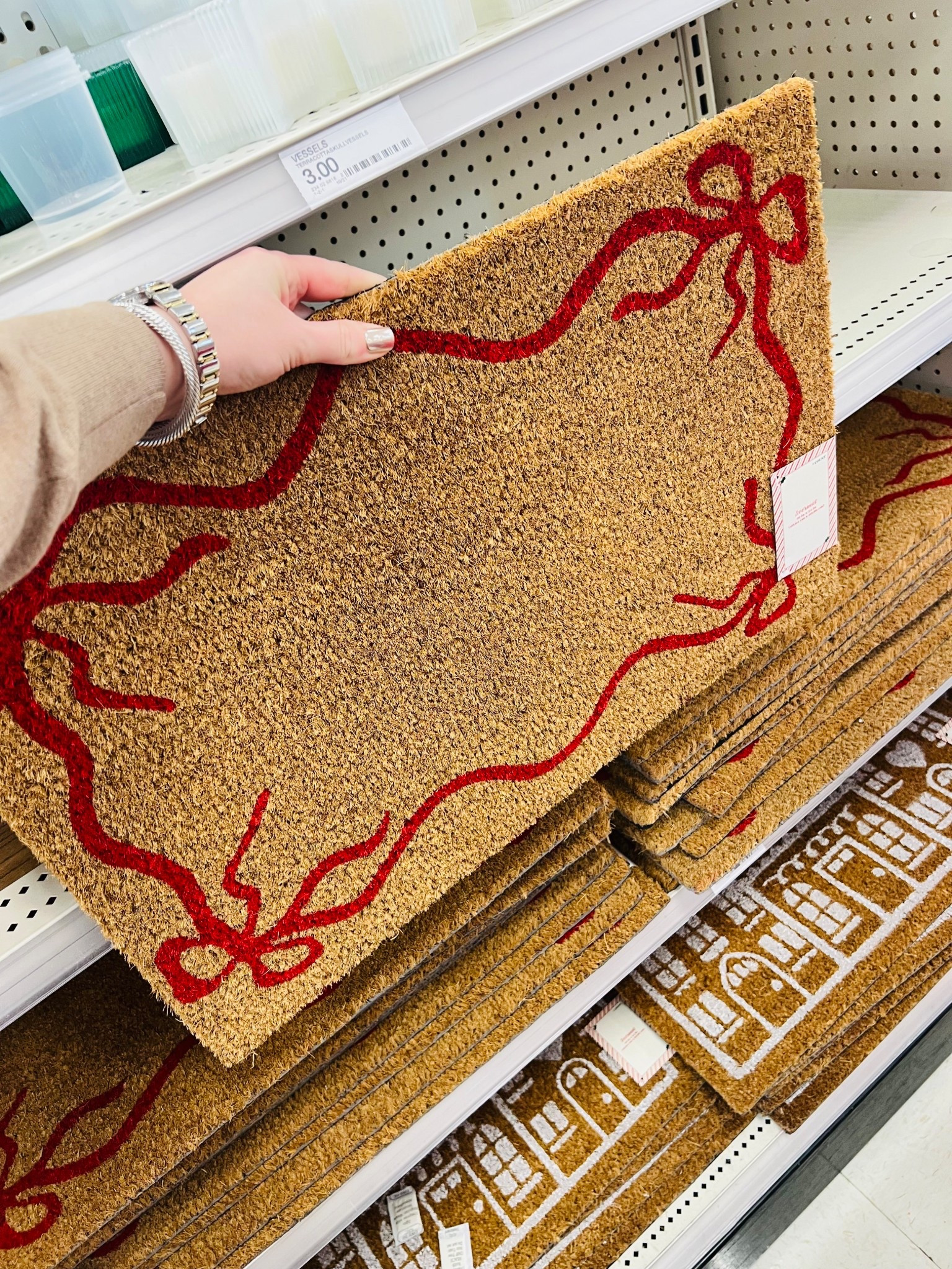 Viral Holiday Bow Doormat - $5!!! 

#LTKSeasonal #LTKHome