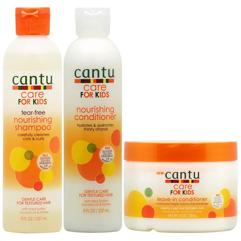 Cantu Care for Kids Shampoo & Conditioner & Leave-in Conditioner | Walmart (US)